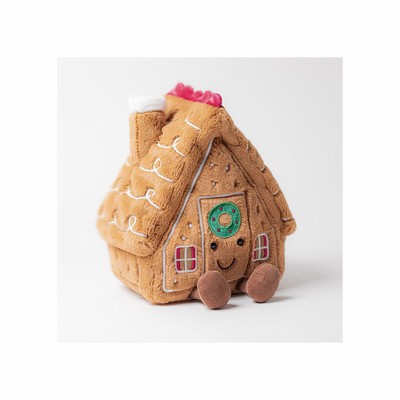 Jellycat Gingerbread House Australia | 032745FIH